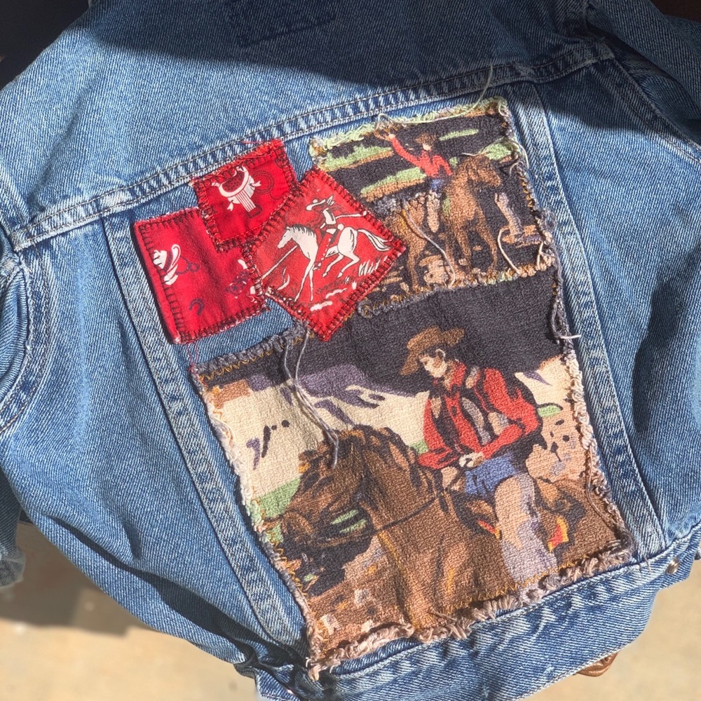 Vintage Western jean jacket - Picture 2 of 5